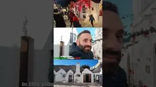 Alberobello vlog | Alberobello Christmas | The trulli of Alberobello a fairytale town | Puglia vlog