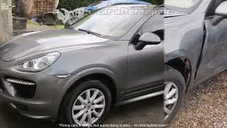 Porsche Cayenne Rear End Repair Step by Step
