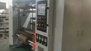 Kraft Paper Cup Bottom Roll Slitting Rewinding Machine to Europe Romania