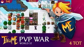 LIVE Tibiame Pvp War  - World 32 day1 (4 TOT) Riftion Part1