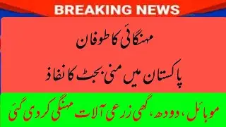 mini budget in Pakistan things are expensive more and more