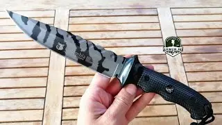 Cutit Columbia SA26 Fixed Blade Camuflaj Full Tang Hunter Knife Vanatoare