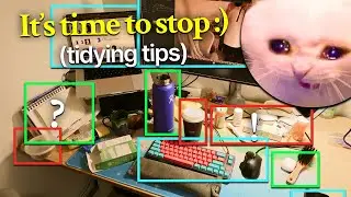 clean up your messy-ass desk you silly bear (quick desk setup tour)