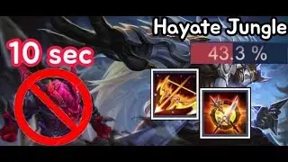 《ahq Rush 》Hayate Jungle!! Dark slayer 10sec..??