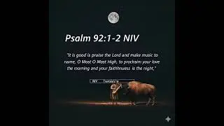 God renews your strength like the buffalo 