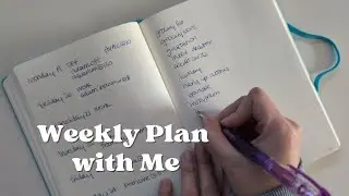 Weekly plan with me | bullet journal | leuchtturm 1917 | minimal planner | Nicole makes plans 