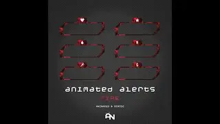 Animated alerts for Twitch - Fire 🔥