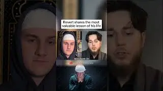 Revert's most valuable lesson in his life #shorts #muslim  #muslimcontent