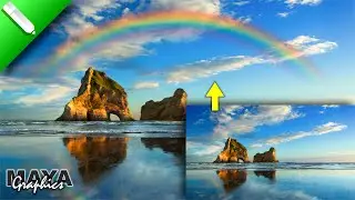 Image Editing in Coreldraw | Rainbow Effect in Coreldraw | Rainbow Effect in Coreldraw | #Maya