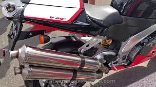 Aprilia RSV Mille SP warmup - this sound is rarely heard