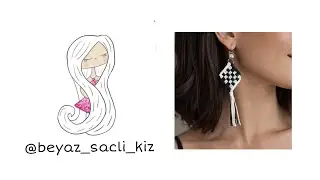 Kaz ayağı kupe yapilisi. / goosefoot earring #macrame #handmade #diy