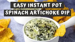 EASY INSTANT POT SPINACH ARTICHOKE DIP | Keeping It Relle