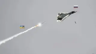Пилот российского истребителя Су-57 погиб мгновенно после попадания украинской ракеты.