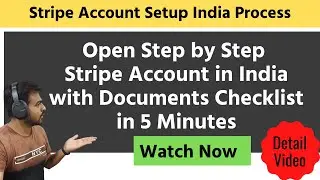 How to Open Stripe Account in India | Stripe Business Account Kaise Banaye | Stripe India Pricing