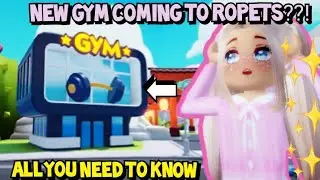 *NEW* Gym Coming VERY SOON?!! 😍 (Roblox RoPets News)