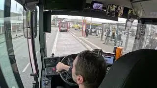 [Onboard] Duesseldorfer Straße from Dormagen Marktplatz - 2025 - Route 884 - MAN Lions City A20