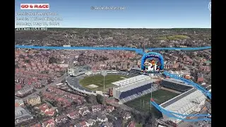 Leeds Half Marathon (2024): fly over the half-marathon 3D course map!
