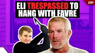 Eli Manning TRESPASSED To Hang Out With Brett Favre | Clutch #Shorts