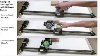 Real-Time Robotic Manipulation of Cylindrical Objects in Dynamic Scenarios