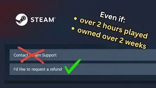 How to refund a steam game in 40 seconds (2025)