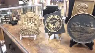 US Naval Commissioning Plaques at Gannon's Antiques