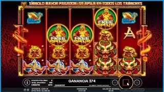 Lucky Dragons - free spins - slot machine games with bonus rounds - big wins max bet