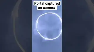 Portal captured on camera #portal #ufo #paranormal #anotherdimension #timetravel #strange #weird