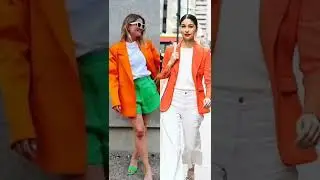 Outfits Blazer Orange#Moda#Estilo#Amo