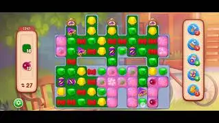 HomeScapes Level 1341 Walkthrough || Grass Cherry Collectable || 18 Moves Left #homescapes