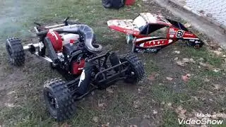 🐙Kraken Vekta 5.☠ Zenoah ESP 34.02cc motor Break- in🤑
