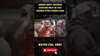 Andrew Berry SURPRISES Everyone What He Told Shedeur After Raiders Game part 2