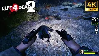 Left 4 Dead 2 (2009) 20 модов, соло-спидран, эпизод 120, геймплей в 4K.