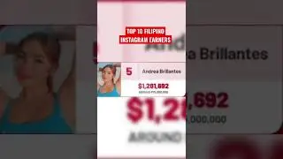 TOP 10 INSTAGRAM EARNERS IN THE PHILIPPINES 🇵🇭