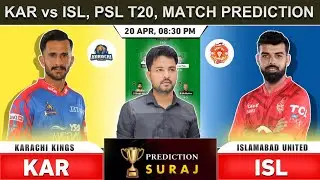 KAR vs ISL PSL T20 Dream11 Team | KAR vs ISL PSL T20 Dream11 Prediction | PSL T20 Prediction 2025