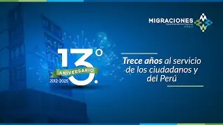 ¡Feliz 13.° aniversario Migraciones!