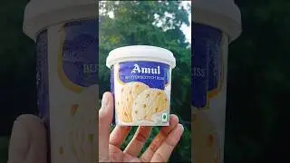 Amul butter scotch bliss icecream 🍨#butter scotch#shorts