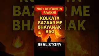 Kolkata Fire 2025 | Khidirpur Bazaar Mein Lagi Bhayanak Aag 🔥| #facts #kolkata #fire #realstory #ai