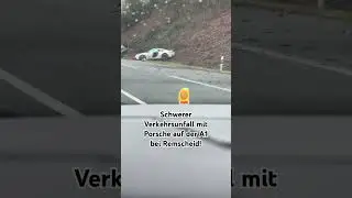 #Porsche #Unfall #Gt3 #Turbo #Remscheid #Polizei #Autobahn1 #A1