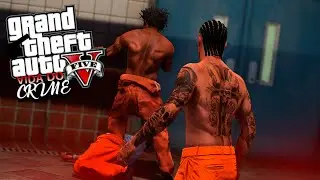 GTA V : VIDA DO CRIME - A SOBREVIVÊNCIA NO PRESÍDIO, ESTOU SENDO CAÇADO POR TODO... : EP. 01 ®