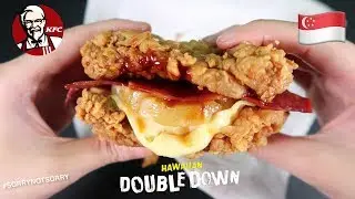 KFC Double Down Burger!