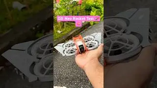 DJI Neo Rocket Mode Test | quick Check out this #djineo #drone #dji #rccar #shorts