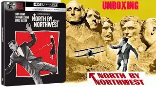North by Northwest 1959 4K SteelBook (Review and Unboxing) (Cary Grant) [Alfred Hitchcock]