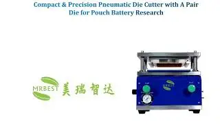 Compact Pneumatic Electrode Die Cutter for Pouch Battery Research