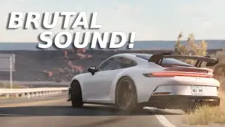 INSANE SOUND MOD! Porsche 911 992 GT3 - Beamng.drive mods