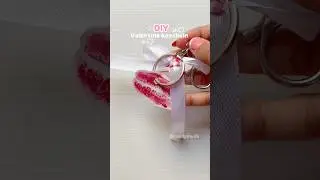 DIY Valentine gift Keychain😍❤️😱 #art #craft #shorts #viral