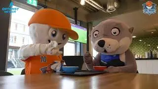 Ossie en Spot eten een soepje