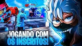 LIVE ON FREE FIRE 🔥 4V4 🔥 5V5 🔥 6V6 🔥 TELA PARADA 🔥 ON