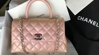 Chanel 21K - Unboxing Small Coco Handle, Unicorn Pink Iridescent