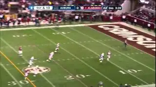 11/24/2012 Auburn vs Alabama Football Highlights