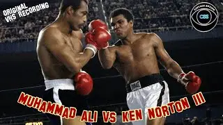 Muhammad Ali vs Ken Norton 3 CBS 1080p 60fps (VHS Recording)